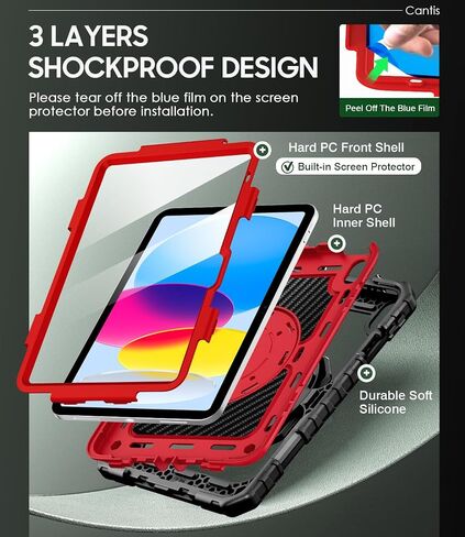 Cantis Case for iPad (A16) 11th/ 10th Generation 11/10.9 Inch 2025/2022 in Kuwait
