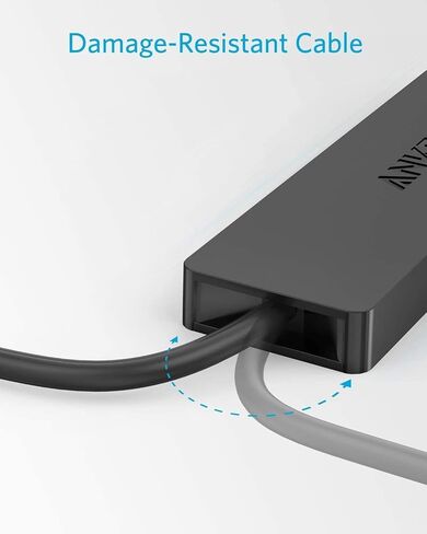 Anker 4-Port USB 3.0 HUB ، فولت بيانات USB HUB 2.4G اللاسلكي الرأسي الماوس البصري الرأسي اللاسلكي in Saudi Arabia