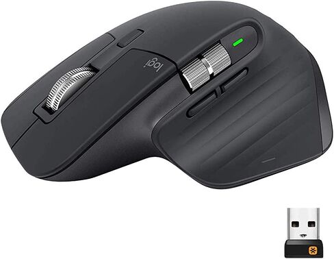 Logitech MX Master 3 Advanced Wireless Mouse - Graphite (Renewed) in Saudi Arabia