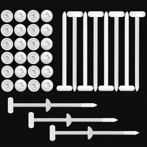 100 PCS Nylon Universal Cable Tie Buckle - علاقات جديدة من نايلون Zip متعددة الوظائف ، Flate Snap -ziptie Pumper Retainer Fender Liner Door Panener （White） in Saudi Arabia