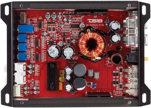 DS18 Candy -X2B Amplifier in Black - Class D ، 2 قنوات ، 800 واط كحد أقصى ، الرقمية ، 2/4 أوم - لا تضحي بالمساحة من أجل السلطة - مضغوط مصغرة أمبلير للمتحدثين في نظام صوت السيارة (متجدد) in Kuwait