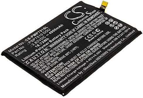 Replacement Battery Compatible for PSP7510 DOU Muze C7 Duo (4900mAh/3.82V), PSP7510 DOU Battery in Saudi Arabia