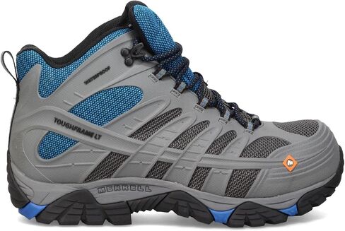 Merrell Men's Moab Velocity Tactical Mid Carbon-Fiber (CF) Composite Safety Toe Waterproof Breathable Oil-and Slip-Resistant Work Boots with Eva Midsole in Saudi Arabia
