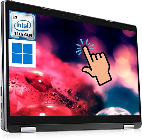 Dell Latitude Laptop 5320 2in1 Win11, FHD(1920x1080) i7 Laptop Touchscreen 5320 Computer Quad Core i7-11th, 32GB RAM, 512GB SSD, HDMI, Windows 11 Pro (Renewed) in Saudi Arabia