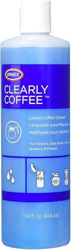 Urnex Clearly Coffee Pot Cleaner - 3 Pack - Made in The USA - French Press Liquid Cleaner for Glass Bowls Airpots Satellite Brewers and Thermal Servers Removes Coffee Oils in Saudi Arabia