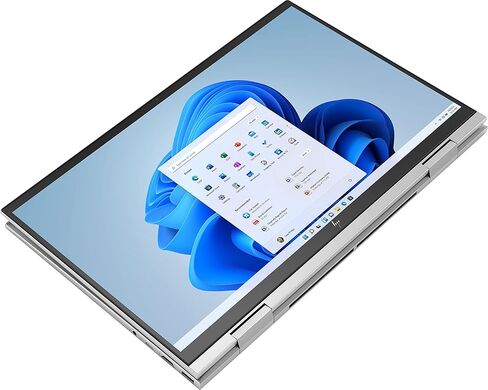 HP Envy X360 2-in-1 15.6 "FHD Touch-Screen Captop | 11th Generation Intel Core I7-1195G7 | لوحة المفاتيح الخلفية | بصمة الإضاءة | Windows 11 Home (Silver ، RAM 16GB | 512GB SSD) in Kuwait