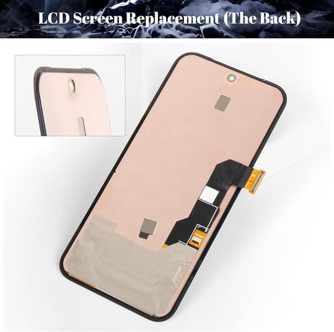 Original for Google Pixel 8A Screen Replacement for Google Pixel 8A GKV4X G6GPR LCD Display G8HHN G576D Digitizer Touch Screen Assembly Repair Kits(Black,Without Frame in Saudi Arabia