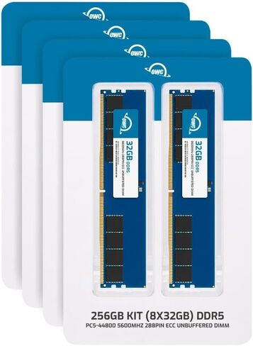 OWC 64GB (2x32GB) DDR5 5600 PC5-44800 CL46 2RX8 288-PIN 1.1V ECC UDIMM MEMORY MEMORY MODULE MODULE MODULE TOM in Saudi Arabia