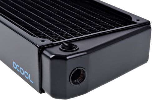 Alphacool NexXxos XT45 Full Copper X-Flow Radiator, 480mm, Quad Fan, Black in Saudi Arabia