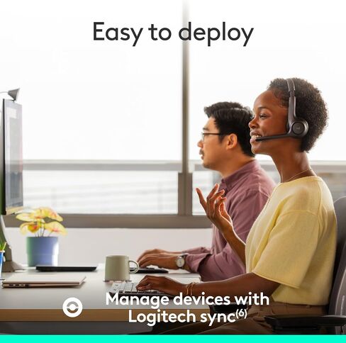 Logitech Zone 305 for Business, Wireless Bluetooth Headset with Microphone, for Microsoft Teams, Compatible with Windows, Mac, Chrome, Linux, iOS, iPadOS, Android (Renewed) in Saudi Arabia