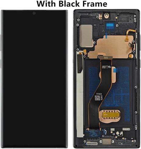 6.8" Original AMOLED Display for Samsung Galaxy NOTE10 Plus SM-N975U SM-N975U1 SM-N975W SM-N976U Screen Replacement Note 10 Plus 5G Display Touch Screen Digitizer (with Black Frame+Back Cover+Tools) in Kuwait