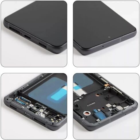incell for Samsung Galaxy S21 Fe 5G Screen Replace SM-G990 SM-G990U SM-G990B SM-G990W 6.4 "LCD Display Touch Digitbly مع إطار أسود (وليس بصمة) in Kuwait