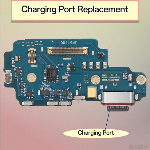 Type-C Charging Port Replacement for Samsung Galaxy S22 Ultra - USB Charger Dock Connector Flex Cable Board Charging Port Component Fix Tools for SM-S908U S908U1 in Saudi Arabia