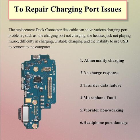 Type-C Charging Port Replacement for Samsung Galaxy S22 Ultra - USB Charger Dock Connector Flex Cable Board Charging Port Component Fix Tools for SM-S908U S908U1 in Saudi Arabia