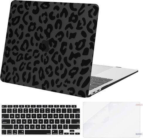 Mosiso متوافق مع MacBook Air 13 بوصة Case 2022 2021 2020 2019 2018 الإصدار A2337 M1 A2179 A1932 شاشة شبكية العين ، قشرة الصلبة البلاستيكية ، حامي لوحة المفاتيح ، حامي الشاشة ، الأسود ، الأسود in Saudi Arabia