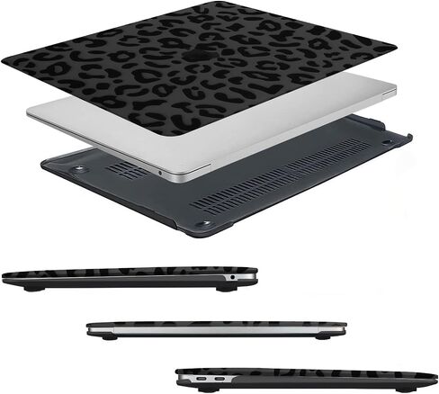 Mosiso متوافق مع MacBook Air 13 بوصة Case 2022 2021 2020 2019 2018 الإصدار A2337 M1 A2179 A1932 شاشة شبكية العين ، قشرة الصلبة البلاستيكية ، حامي لوحة المفاتيح ، حامي الشاشة ، الأسود ، الأسود in Saudi Arabia