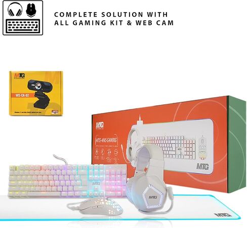 TechMagnet All in One Desktop Computer ، Cheetah 6 ، Intel Core I5 ​​6th Gen ، 16GB DDR3 ، 1TB SSD ، عرض منحني 24 بوصة جديد ، مجموعة ألعاب MTG ، كاميرا الويب ، Windows 11 (متجدد) in Kuwait