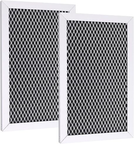 2pcs Microwave Filter Replacements, Microwave Charcoal Filter Freshens and Filters Kitchen Air Compatible with GE WB02X33061 / WB02X35687 in Saudi Arabia