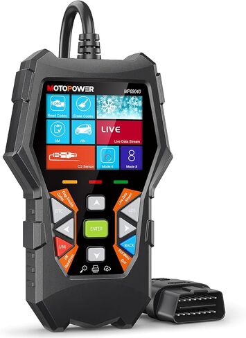 MOTOPOWER MP69040 Car OBD2 Scanner Check Engine Fault Code Reader Diagnostic Scan Tool, Yellow in Saudi Arabia