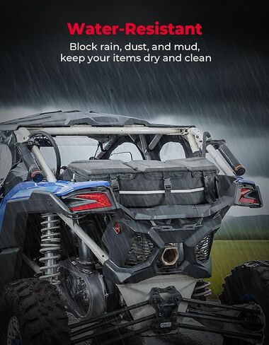 KEMIMOTO Cargo Bag, Upgraded Insulated Storage Bag Compatible with Can-Am Maverick X3 Commander Outlander Renegade, 715002923 (Black) in Saudi Arabia