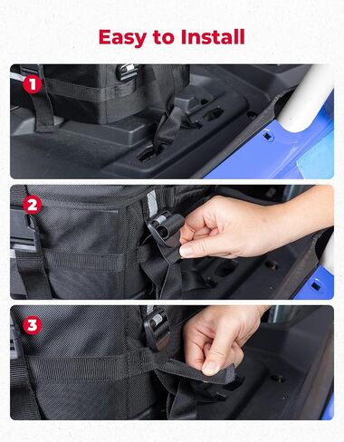 KEMIMOTO Cargo Bag, Upgraded Insulated Storage Bag Compatible with Can-Am Maverick X3 Commander Outlander Renegade, 715002923 (Black) in Saudi Arabia