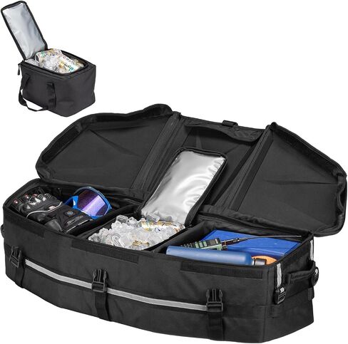 KEMIMOTO Cargo Bag, Upgraded Insulated Storage Bag Compatible with Can-Am Maverick X3 Commander Outlander Renegade, 715002923 (Black) in Saudi Arabia