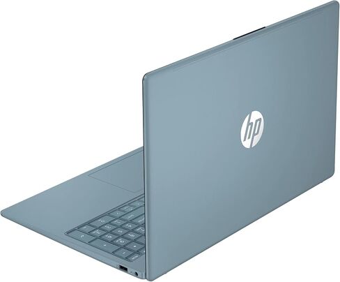 HP 15.6" LED Laptop Computer, 32GB RAM 640GB Storage (128GB UFS+512GB Docking Set), Quad-Cores Intel Pentium, Windows 11 S with 1-Year Microsoft Office 365 Included, PLUSERA Earphones, Moonlight Blue in Saudi Arabia