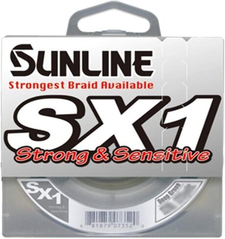 Sunline SX1 Braided Fishing Line (Dark Green, 10-Pound Test/125-Yard) in Kuwait