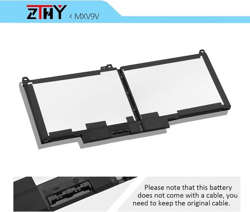 ZTHY MXV9V بطارية 60WH 4 خلايا بديل لـ Dell Latitude 5300 5310 7300 7400 ، Latitude 5300/5310 2-in-1 ، Inspiron 7300/7306 2-in-1 Black Series P96G P97G P99G P100G 5VC2M 829MX 0829MX D1XK9 in Saudi Arabia
