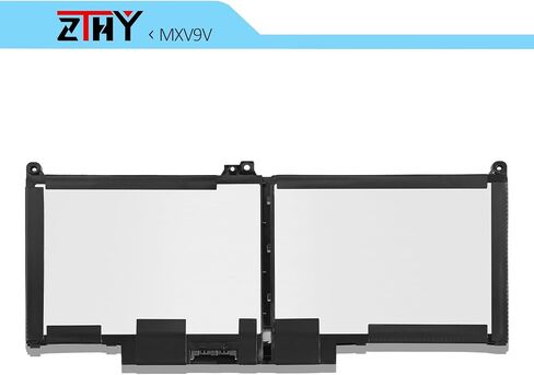 ZTHY MXV9V بطارية 60WH 4 خلايا بديل لـ Dell Latitude 5300 5310 7300 7400 ، Latitude 5300/5310 2-in-1 ، Inspiron 7300/7306 2-in-1 Black Series P96G P97G P99G P100G 5VC2M 829MX 0829MX D1XK9 in Saudi Arabia
