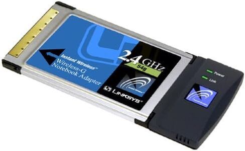 Linksys WPC54G Wireless-G Notebook Adapter Adapter Cardbus Card in Saudi Arabia