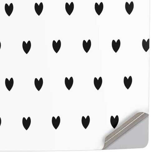 Skinit Decal Gaming Skin Compatible with PS5 Slim Digital Edition Console - Pink Heart Pattern Design in Saudi Arabia