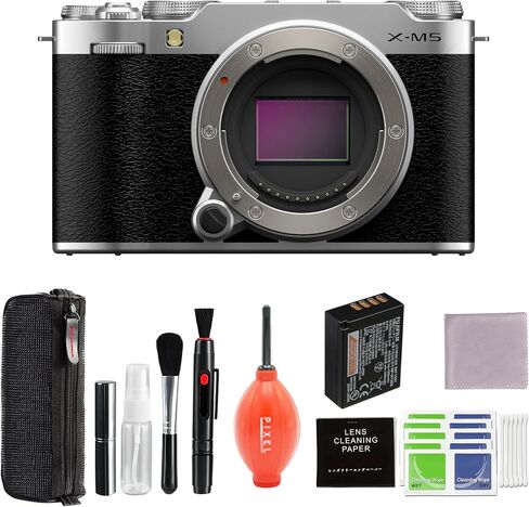 Fujifilm X-M5 Mirrorless Camera (Silver) Bundle with Additional Accessories in Saudi Arabia