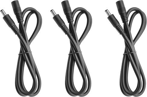 3.3ft DC5.5x2.5mm 19V 24V Male to Female Cable,14AWG Male to Female Extension Cable,12V Emergency Power DC5525 Connector,for CCTV camera,Solar Monitoring,LED Light Strips,Power Concentrator Box,3-Pack in Kuwait