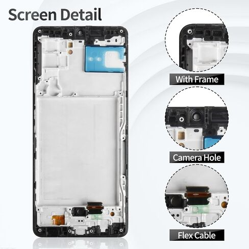 TFT for Samsung A42 5g Screen Replacement for Samsung A42 5g LCD Digitizer for Samsung A42 5g Display Touch Screen Assembly with Frame SM-A426 Black (Without Fingerprint Function) in Saudi Arabia
