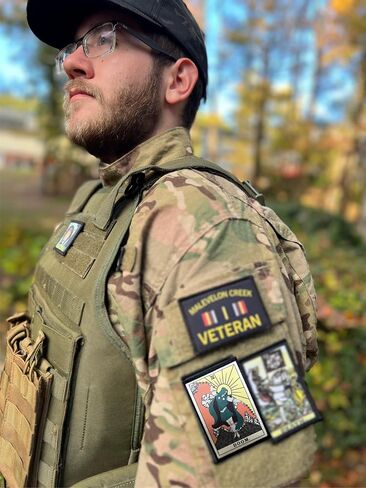 Redheaded Tshirts - Dr Doom Tarot Card Morale Patch | Hook & Loop Patch for Backpack, Hat, Plate Carrier, or Tactical Gear | Funny Morale Patch | Made in USA in Saudi Arabia
