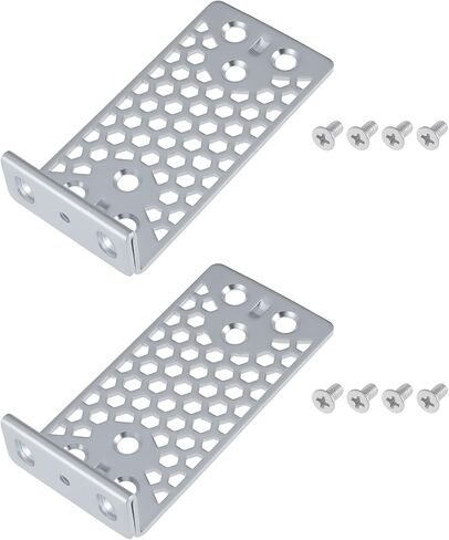 2Pcs Rack Ears with Screws Compatible with Cisco 3850 3560 3550 2960x 2960xr 9300 19inch Rack Mounting Holes in Saudi Arabia
