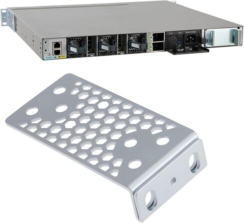 2Pcs Rack Ears with Screws Compatible with Cisco 3850 3560 3550 2960x 2960xr 9300 19inch Rack Mounting Holes in Saudi Arabia