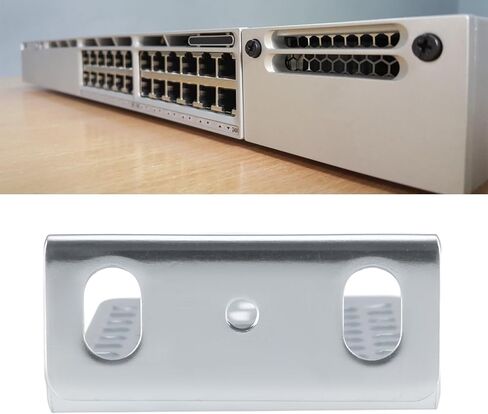 2Pcs Rack Ears with Screws Compatible with Cisco 3850 3560 3550 2960x 2960xr 9300 19inch Rack Mounting Holes in Saudi Arabia