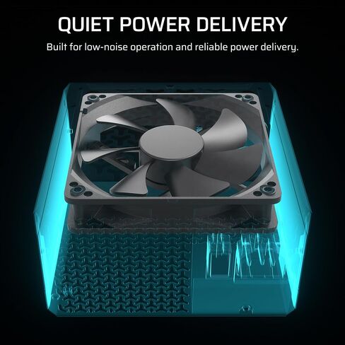 Corsair CX650M (2025) Semi Modular ATX 3.1 PCIe 5.1 Low-Noise 650W Power Supply with 12V-2x6 Cable – Cybenetics Bronze Efficiency, LLC Topology, 105°C Capacitors – Black in Saudi Arabia