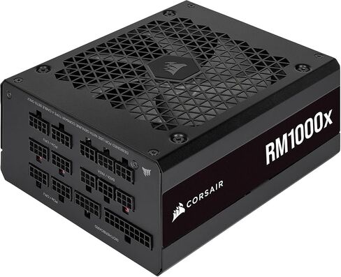 Corsair RM1000X مزود طاقة ATX وحدات ATX بالكامل - 80 زائد الذهب - مروحة منخفضة الضوضاء - صفر دورة في الدقيقة - أسود (متجدد) in Saudi Arabia