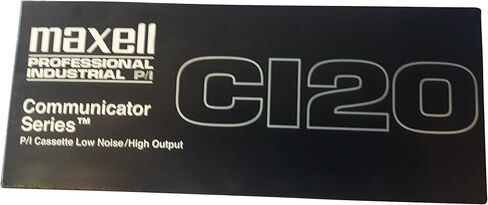 Maxell Professional Industrial Communicator Series C120 أشرطة كاسيت صوتية - حالة 10 in Kuwait