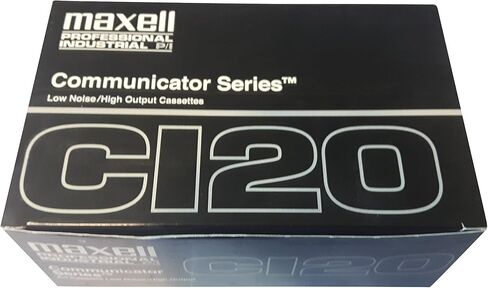 Maxell Professional Industrial Communicator Series C120 أشرطة كاسيت صوتية - حالة 10 in Kuwait
