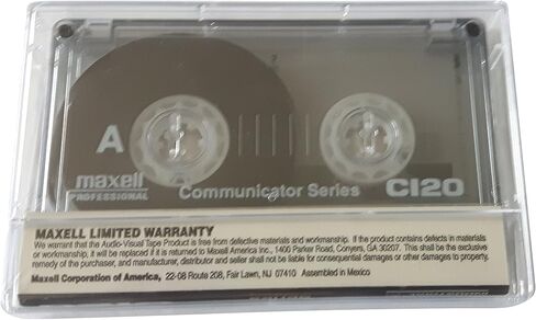 Maxell Professional Industrial Communicator Series C120 أشرطة كاسيت صوتية - حالة 10 in Kuwait