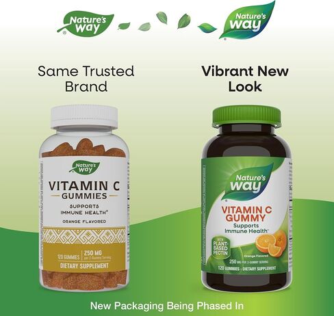 Nature's Way Vitamin C Gummies for Immune Support*, Orange Flavored, 250 mg, 120 Gummies in Saudi Arabia