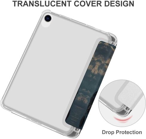 علبة قمر البحر الزرافة الفيل مع حامل القلم رفيع الوزن الخفيف المتوافق مع iPad mini 4/5/6 mini4/5 （7.9in） in Saudi Arabia
