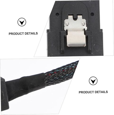 MINI MINI SAS 180 درجة 12 جرام كابل داخلي SFF-8087 إلى SFF-8087 اتصال لملحقات الخادم عالية السرعة 0.5M كابل التمديد in Kuwait