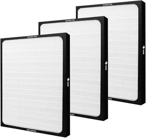 Nispira Filter Replacement Compatible with Blueair 200 and 300 Series Particle Fits Models 201, 203, 205, 215B, 250E, 270E, and 303, 1 Pk in Kuwait