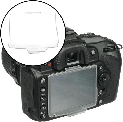 2Pcs Camera Screen Protector Rear LCD Monitor Screen Cover BM-10 Compatible with Nikon D90 in Saudi Arabia