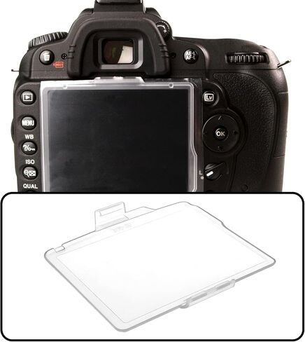 2Pcs Camera Screen Protector Rear LCD Monitor Screen Cover BM-10 Compatible with Nikon D90 in Saudi Arabia